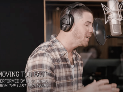 Nick Jonas recording for "The Last Five Years" (YouTube)